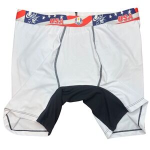 Ryder Cup 2025 USA Mens Boxer Briefs Underwear Performance White Large NWT